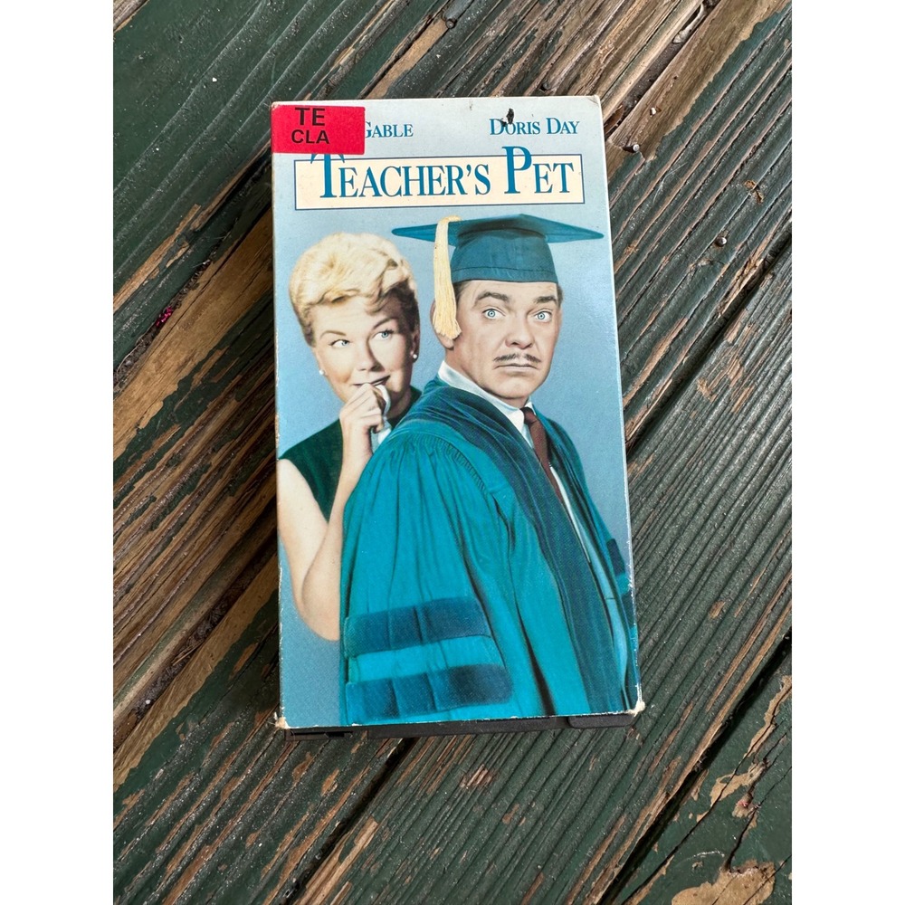 Teacher's Pet VHS Clark Gable Doris Day 1958 Comedy Paramount B&W Movie